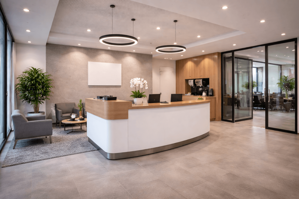 Unser Empfangsbereich in Lübeck Webdesign Agentur